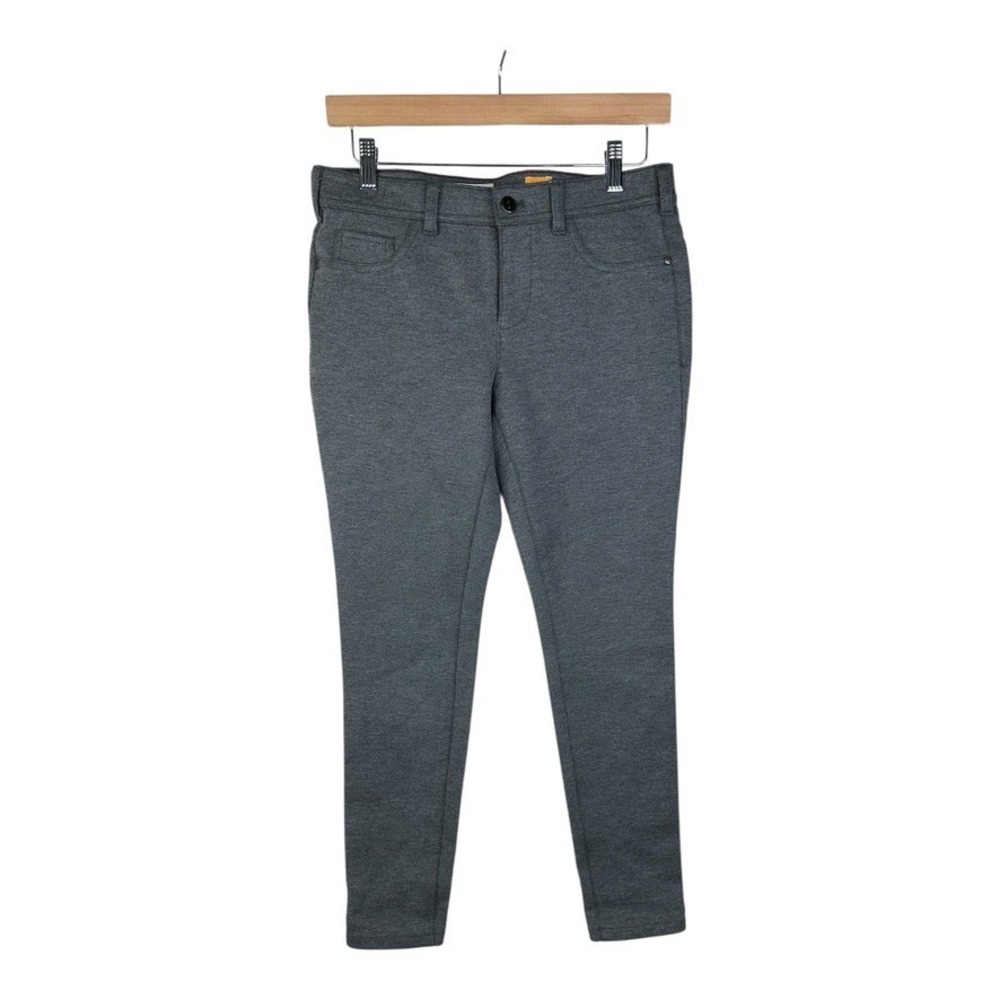 Pilcro and the Letterpress Womens Skinny Stretch Pants 29 P Serif‎ Fit Gray Zip
